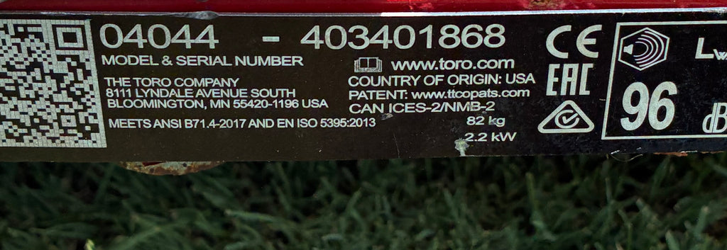 2018 Toro Toro Greensmaster 2120